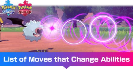 pokemon ability changing moves.